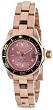 Invicta Women's 14100 Pro Diver Pink Dial 18k Rose Gold Ion-Plated Stainless Steel Watch from Invicta
