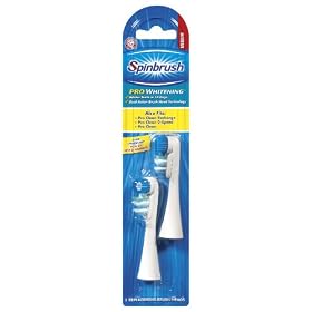 Crest Pro Whitening SpinBrush Toothbrush Refill, Medium (2 Refill Heads)