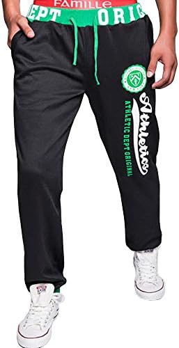 Jiaka Men's Hip - Hop Personality Printing Elastic Waist Casual Pants