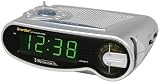Emerson Radio CKS1701 SmartSet AM/FM Clock Radio with Large LED Time Display