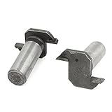 uxcell スロットアンダーカットルータービット 12.7mmシャンク径 4.76mm切削深さ