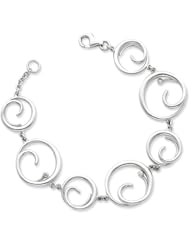 Ss Whtie Ice .03ct. Diamond Bracelet, Best Quality Free Gift Box Satisfaction Guaranteed