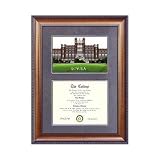 Loyola University, New Orleans Suede Mat Diploma Frame with Lithograph