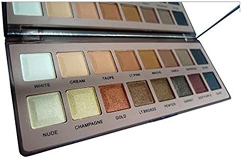 16 Colors Eyeshadow Makeup Noble Naked Glitter and Matte Palette Chocolate Colors Eye Shadow Kit,Edition 1