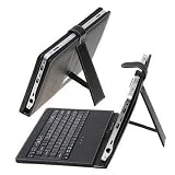 SQdeal® PU synthetic Leather Stand black keyboard Case Cover For 10 inch Visual Land Prestige tablet