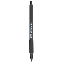BIC Soft Feel Retractable Ballpoint Pen, Medium Point, Black, 12-Count