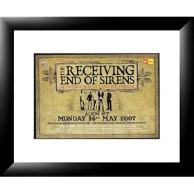 RECEIVING END OF SIRENS Between the Heart and the Synapse - Framed Original Advert