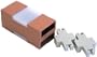 Argee RG840S Let's Light It 40-Foot Decorative Plastic Brick Edging with 6 Built-In Solar Lights, Terra Cotta