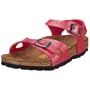 Birkenstock Rio 431443, Unisex - Kinder Sandalen aus Birko-Flor, Pink (Ice Pearl Koralle), EU 26 (schmal)