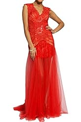 Tulle Lace Open-Back 2014 Party Dress 