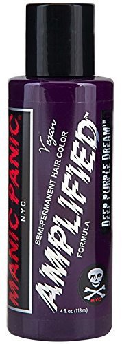 Manic Panic AMPLIFIED Deep Purple Dream Semi-Permanent Hair Dye - 4 oz