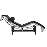 ル・コルビジェ　LC4　本革シェーズロング　ブラック