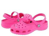 Crocs Girls / Kids Mary-Jane Shoes - Available in Many Colors - Ship in 24 Hours, Size: C12/C13, Color: Fuchsia