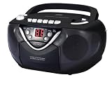 Denver TCD-33black Stereo Radio/Kassetten Recorder