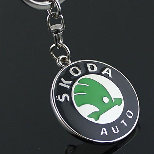 SKODA AUTO 3D Metal Keychain Ring