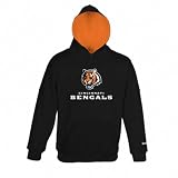 NFL Boys' Cincinnati Bengals Sportsman Fleece Hoodie - R18C4P25 (Black, X-Large)