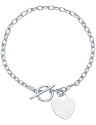 Toggle Art Collection Fancy Gold Bracelet ( 7.5 Inch )