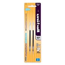 uni-ball Jetstream Retractable and RT Sport Bold Point Blue Ink Pen Refills, 2 Pack (35973)