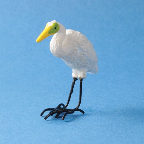 Dollhouse Miniature Egret