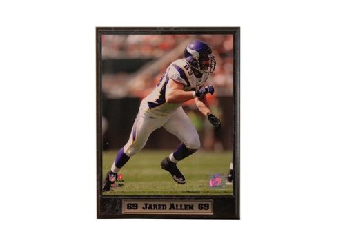 Encore Select 510-FBMIN69 Minnesota Vikings Jared Allen 9 in. x 12 in. Plaque