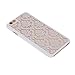 iPhone 6 / iPhone 6S Case, Moonmini Baroque Retro Court Lace Pattern Texture Hard Plastic Clear Case for iPhone 6 / iPhone 6S 4.7 Inch Damask (White)