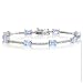 STUDIO 925: *BRADFORD BLUE TOPAZ CZ BRACELET*
