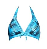 Blue Chips Damen Bikini Top Vario Allover Neckholder, check blue, 36 C, 71 203 3_59