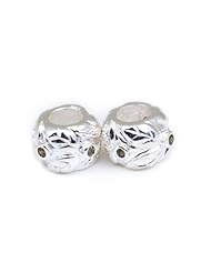 TheIKA 2pc 925 Sterling Silver Charm Beads PB-12148
