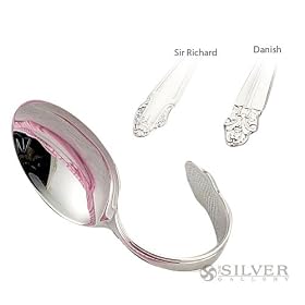 Sterling Silver Loop Baby Spoon - Sir Richard Design