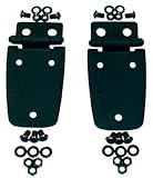 Rugged Ridge Black Powder Coated Trim Accessories Hood Accessories Jeep Wrangler 1997 to 2006 (TJ) Hood Hinges
