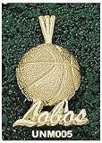 NCAA New Mexico Lobos Basketball Pendant