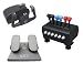 Electronics : Special Flight Sim Captain's Flight Deck Bundle! CH Products Yoke, Throttle Quadrant, Rudder Pedals