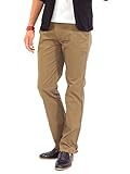 (スペイド) SPADE チノパン メンズ チノ ストレート ベージュ スリム ブラウン 【q744】 (XL, ダークベージュ)