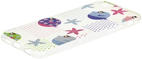 Jusor® Iphone 6/6s Case Silicone Soft Shell Drawing Case for 4.7 Inches Iphone 6/6s (Cheerful Fish)