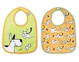 Sugar Booger Set of 2 Baby Bibs. Furry Friends Collection. O.R.E. products.