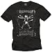 Musik T-Shirts mit Gitarre LEONARDO DA VINCI schwarz Männer S-XXXL