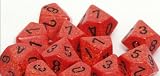 Speckled 16mm Polyhedral Fire d10 Dice