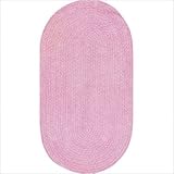 Capel Kidz Rose Garden Azalea Braided Rug Size: Oval: 11'4