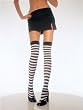 Black Thigh High Stockings Stripped Tights Gothic Style