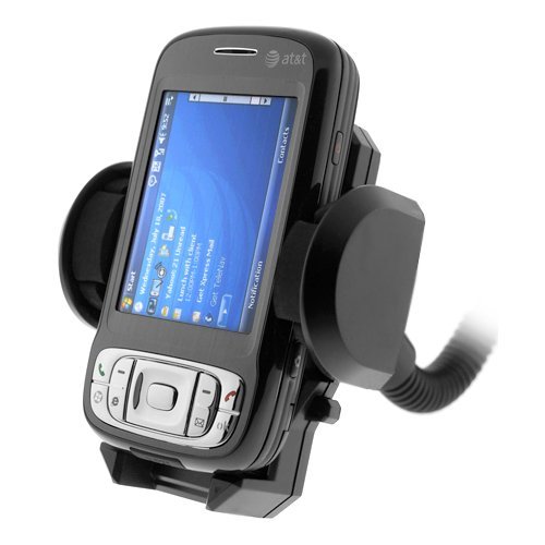 Unviersal Car Windshield Mount Holder for AT&T HTC 8925 Tilt Smartphone By Ikross