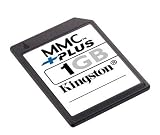 Kingston Technologies 1 GB MMCplus Card ( MMC+/1GB ) (Retail Package)