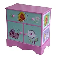 4Gr8 Kidz Pink Series Kids Wooden Storage Cabinet
