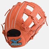 ミズノ 二岡モデル 2GY83233(52) スプレンディッドオレンジ 右投用 ビューリーグ プロフェッショナル 少年用軟式野球用グラブ