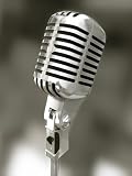 Wallpaper Blonder the Ultimate Mural Book 50s Microphone UMB91051