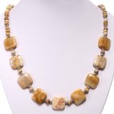 Handmade Fossil Coral And Silver Necklace