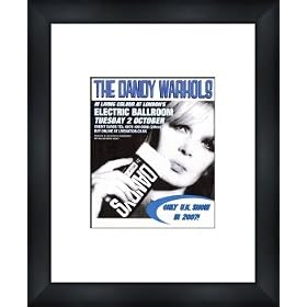 DANDY WARHOLS Electric Ballroom 2nd October 2007 - Framed Original Advert