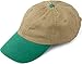 Adams Cap LP102 Cotton Twill Two-Tone Khaki Optimum Cap Khaki/Aqua