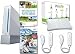 Nintendo Wii System Ski And Fit - Wii Fit, We Ski, Balance Board Mat Bundle