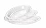 CreativeWare Set of Three Unbreakable Buffet Serving Trays