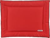 Kakadu Pet All Seasons Mat Dog Bed, Fire (Red & Gray) - X-Large, 48" x 36"